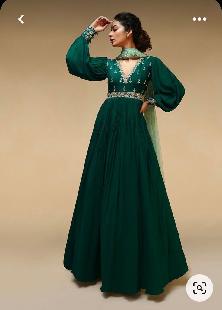 EID 2023 woman in green dress