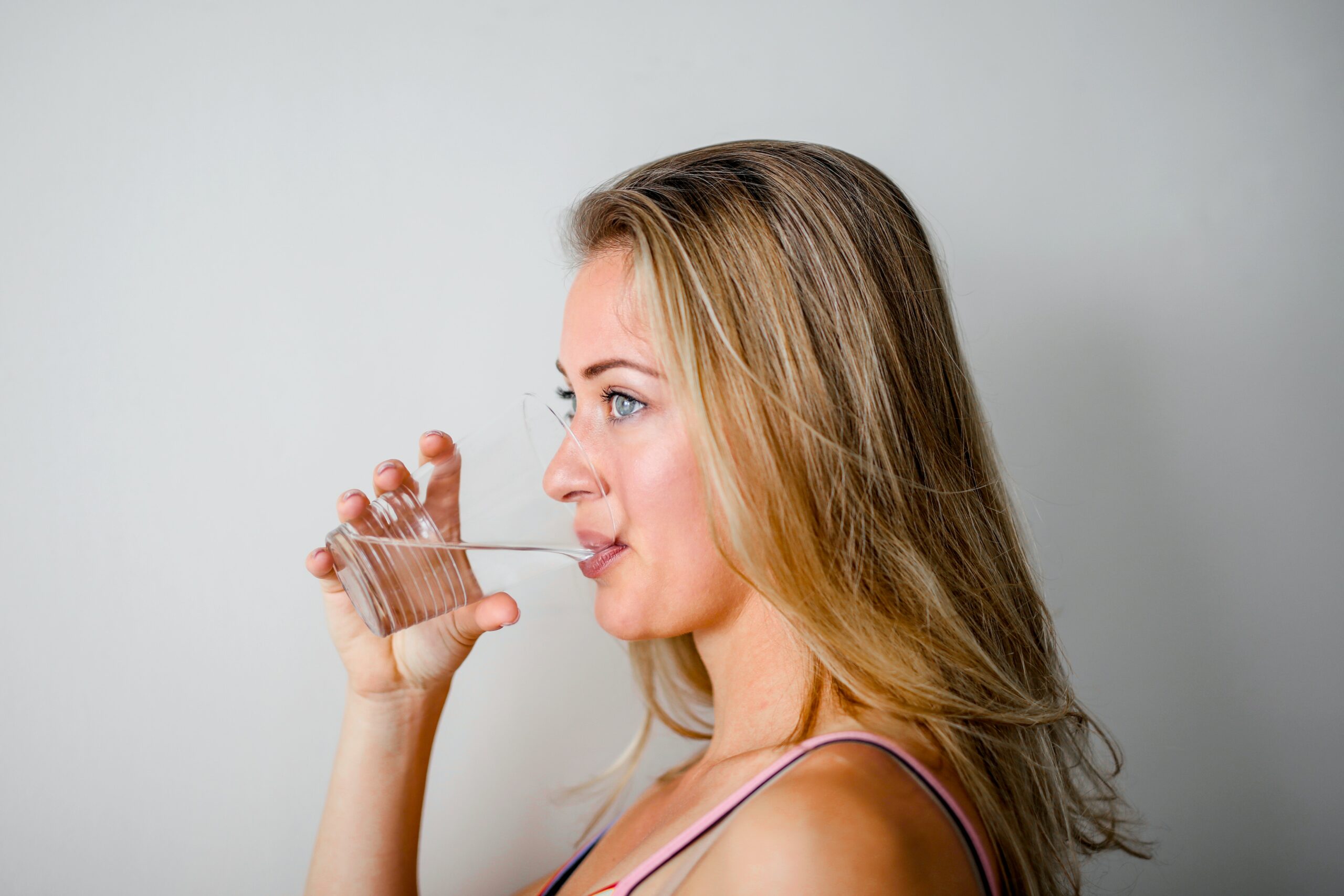 age-defying secrets woman drinking water
