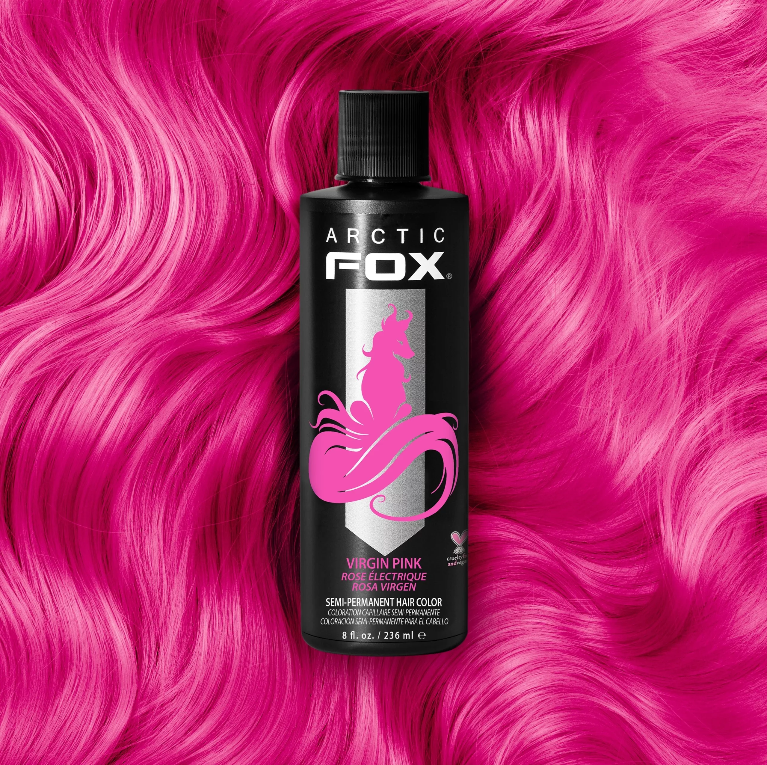 Arctic Fox: Temporary Hair Dye for Dark Hair