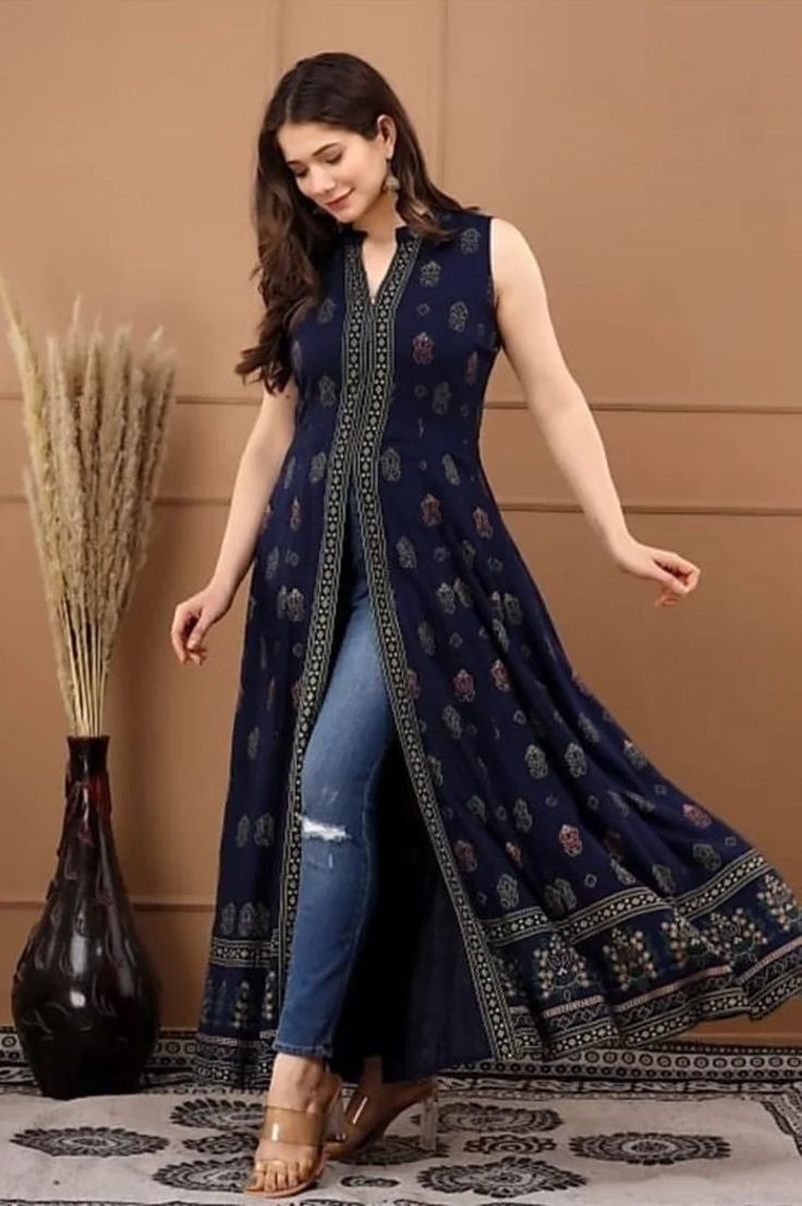 SLIT TYPES OF KURTI