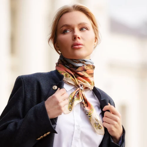 How to wear a Scarf Fashionably: as a classic drape