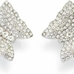 Pavé Butterfly Statement Stud Earrings