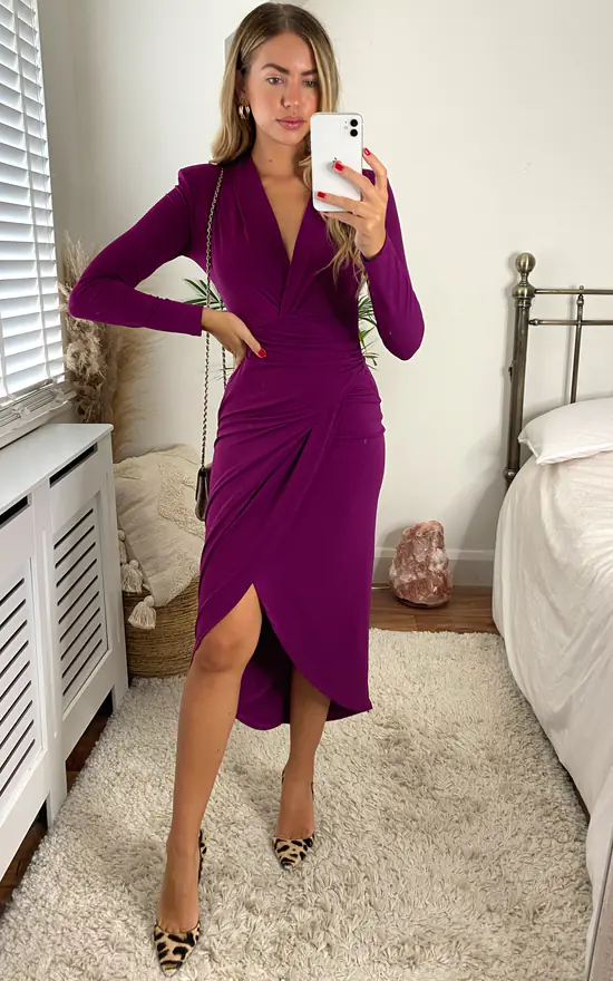 Midi Wrap Dresses: Dress TrendsÂ