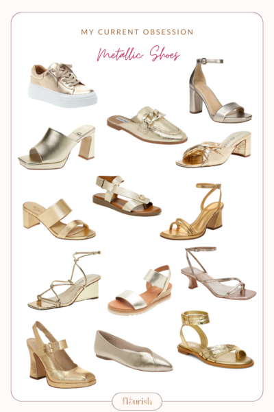 Metallic Shoes (Gold, Silver, Bronze)