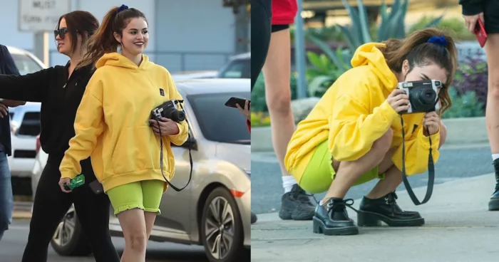 Selena Gomez: sexy biker shorts