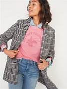 Patterned blazer