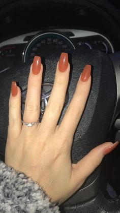nail shades for fall orange 1