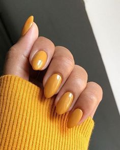 nail shades for fall yellow