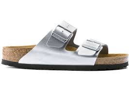 metallic marvel: Birkenstocks