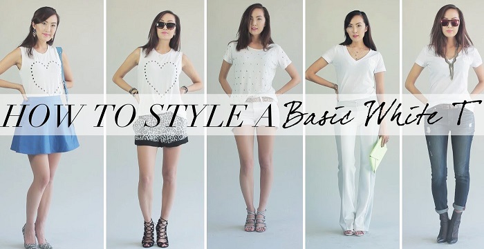 Style a Basic White T-Shirt