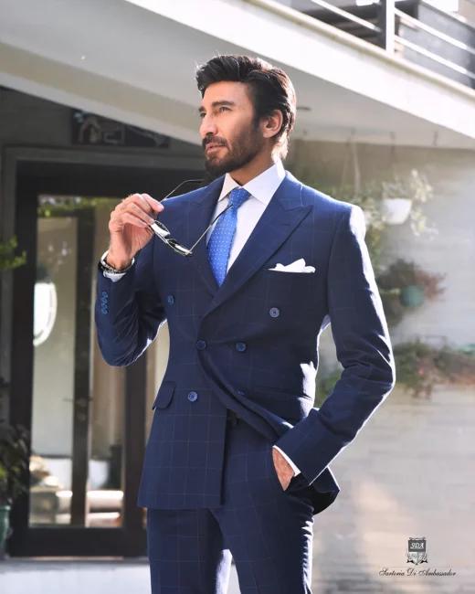 Bespoke Suits: classic navy blue
