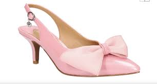 fashionable shoes pink pumps