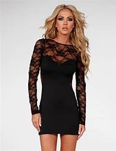 black lace dress