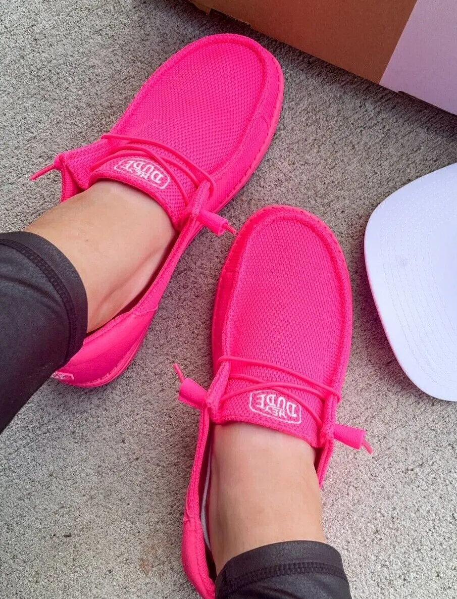 Hot Pink Hey Dudes: for you