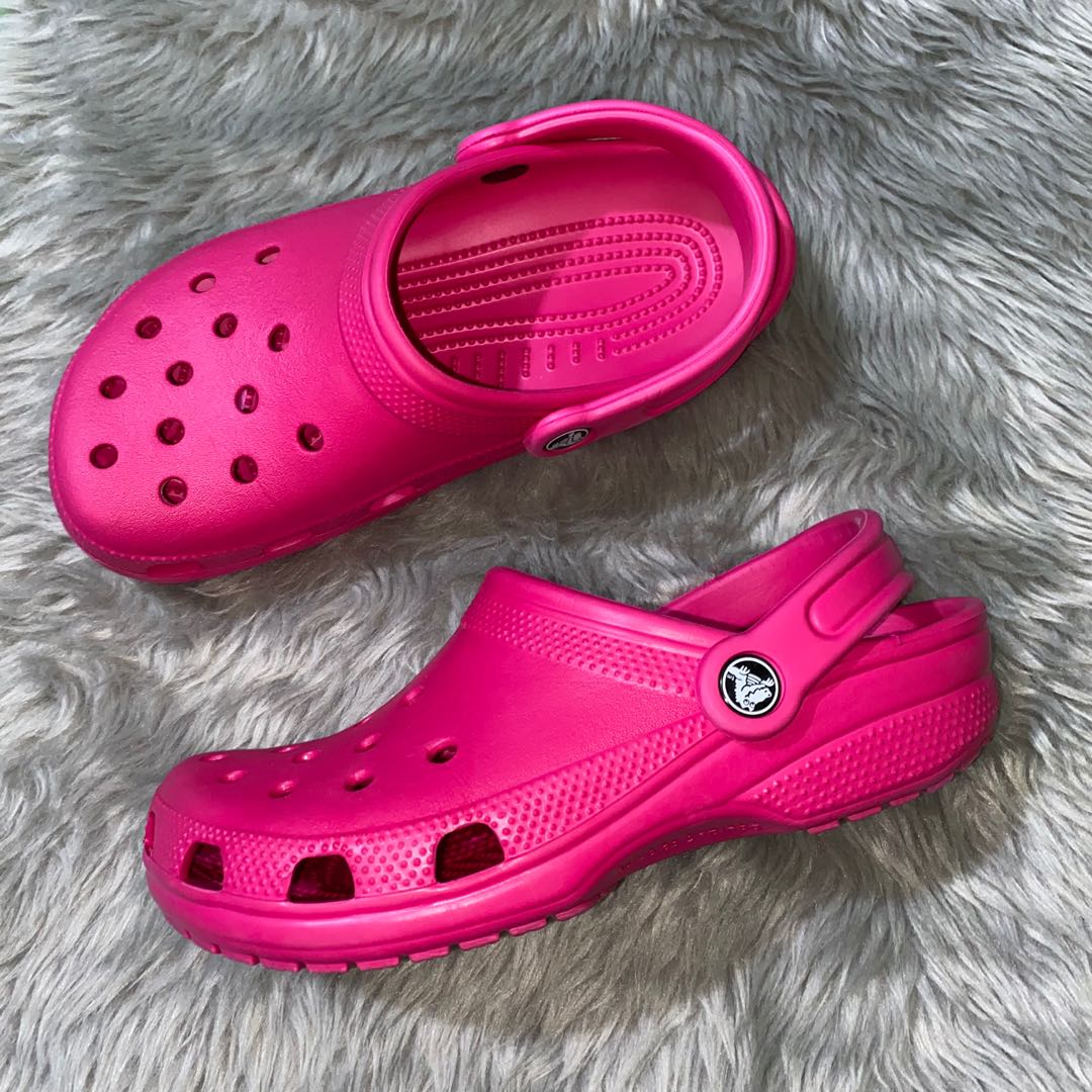 hot pink crocs: comfy and stylish