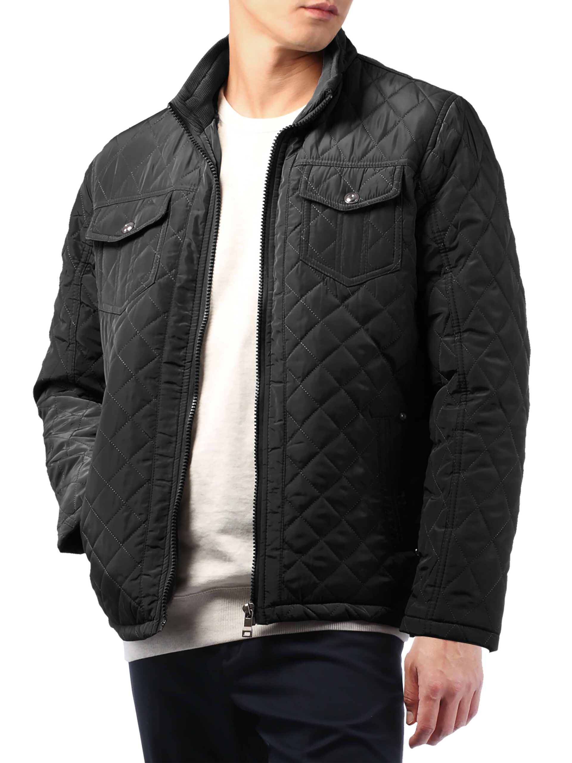Puffer coats black