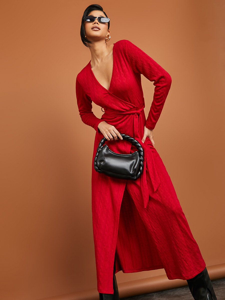 fall wrap dress 2023