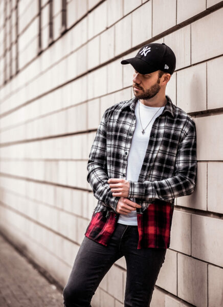 Check shirts frill