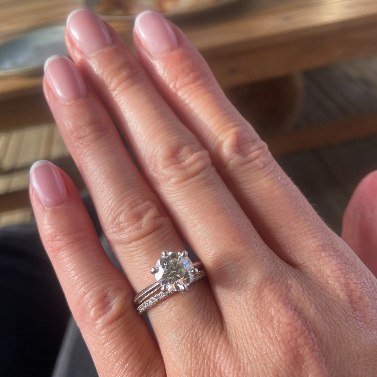 lnd-1640 | Fashonation | Fashonation Morganite VS Diamond
