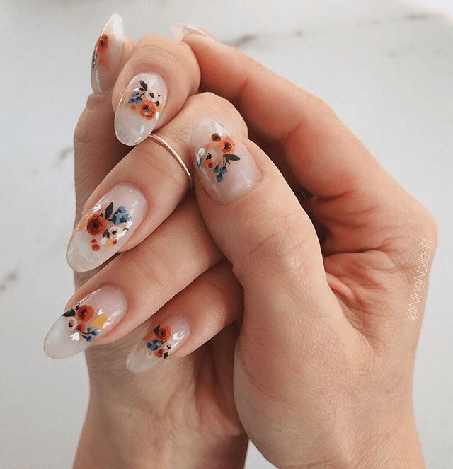 hot Autumn Nail Designs