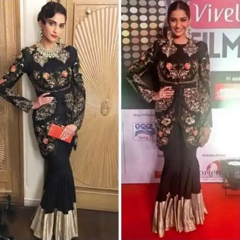 Sonam-Kapoor-same-dress | Fashonation Repeating-Clothes