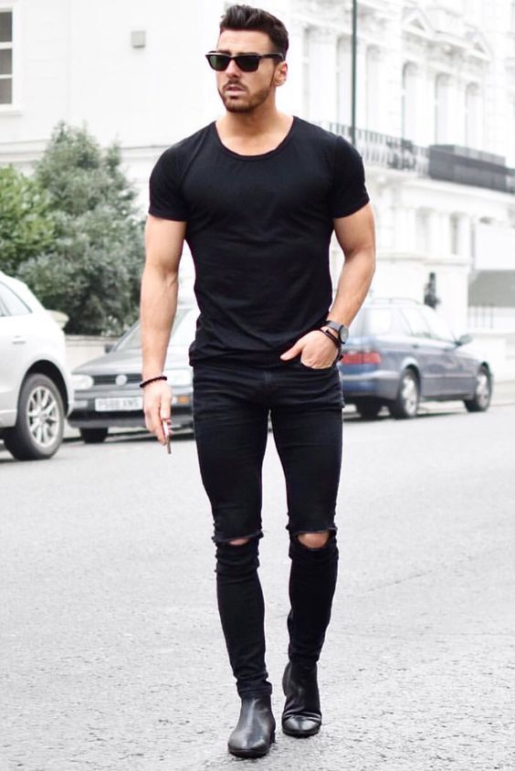 fashion trends for men ripped jeans
