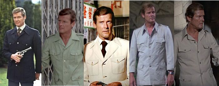  James Bond suits safari suit