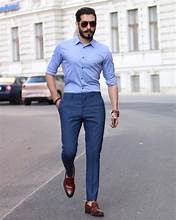 Formal dressing blue shirts