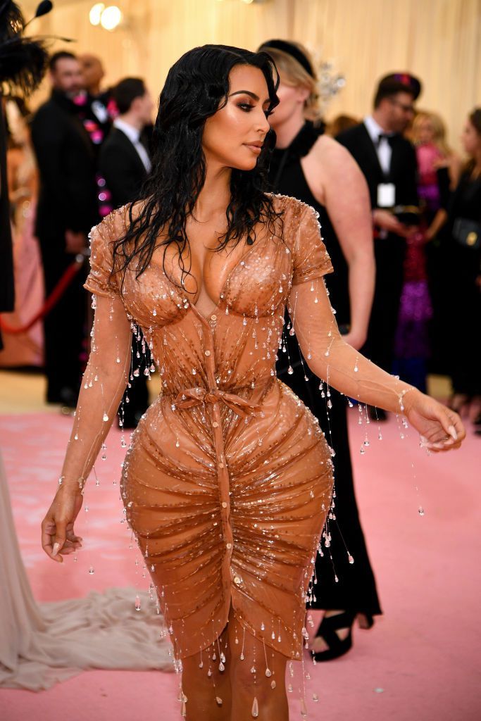 Kim Kardashian outfits wet look 
