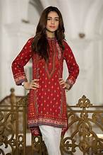 women kurti designs red