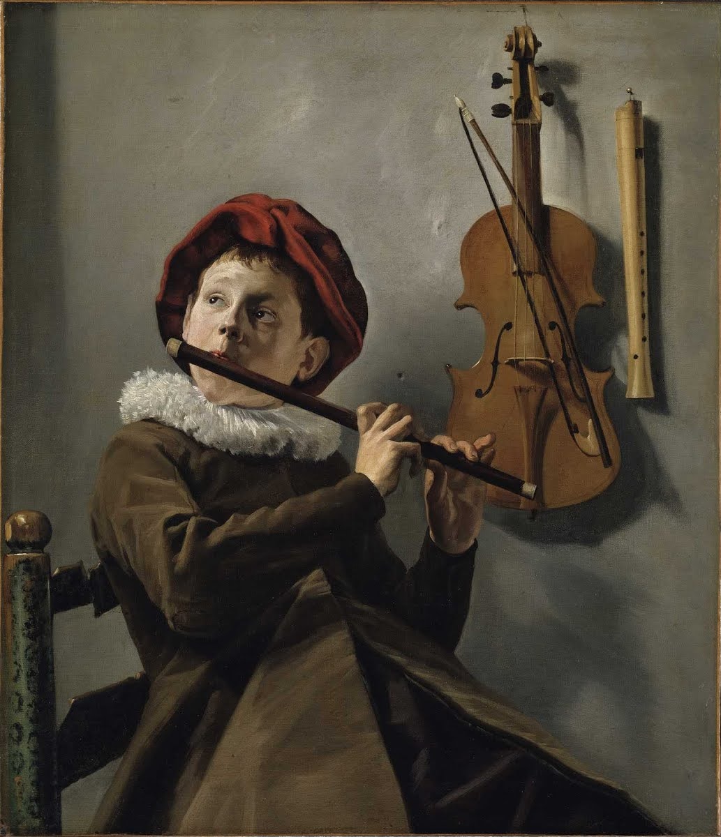 Flute Player: stylish by Judith Leyster