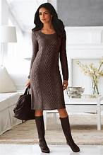 winter dress styles sweater dress