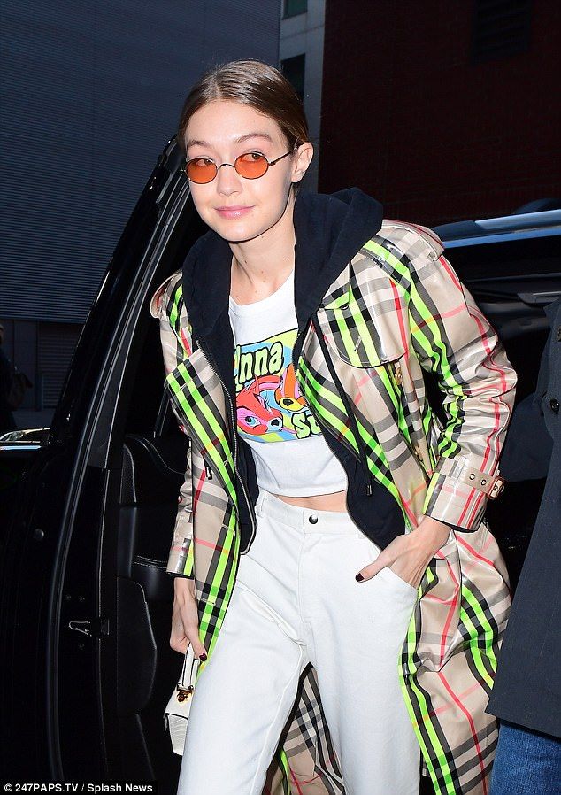 Gigi Hadid in Neon 