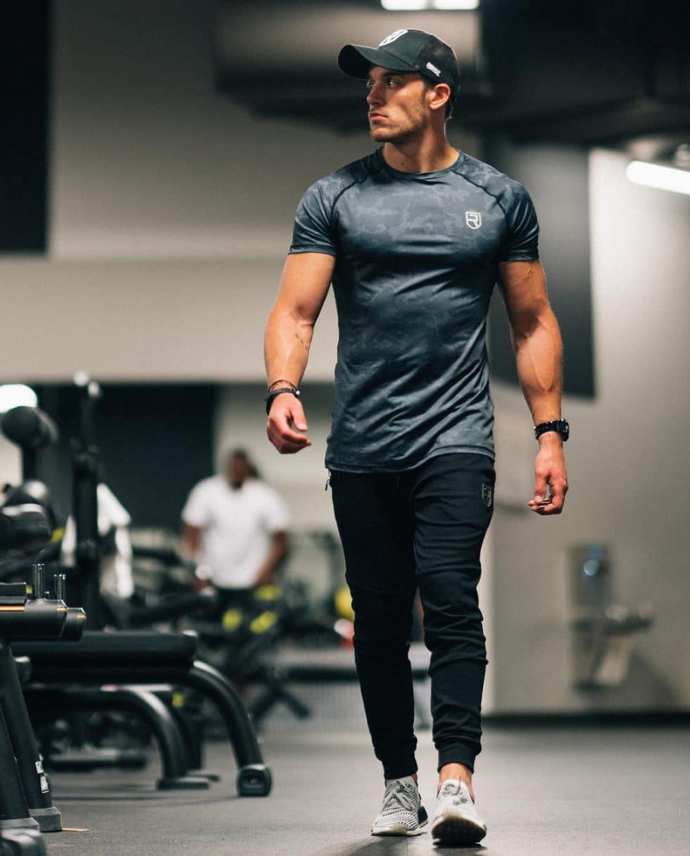 Men’s gym clothes breathable
