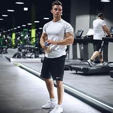 Men’s gym clothes white