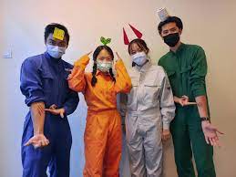 Netflix-inspired Halloween costume ideas Among Us