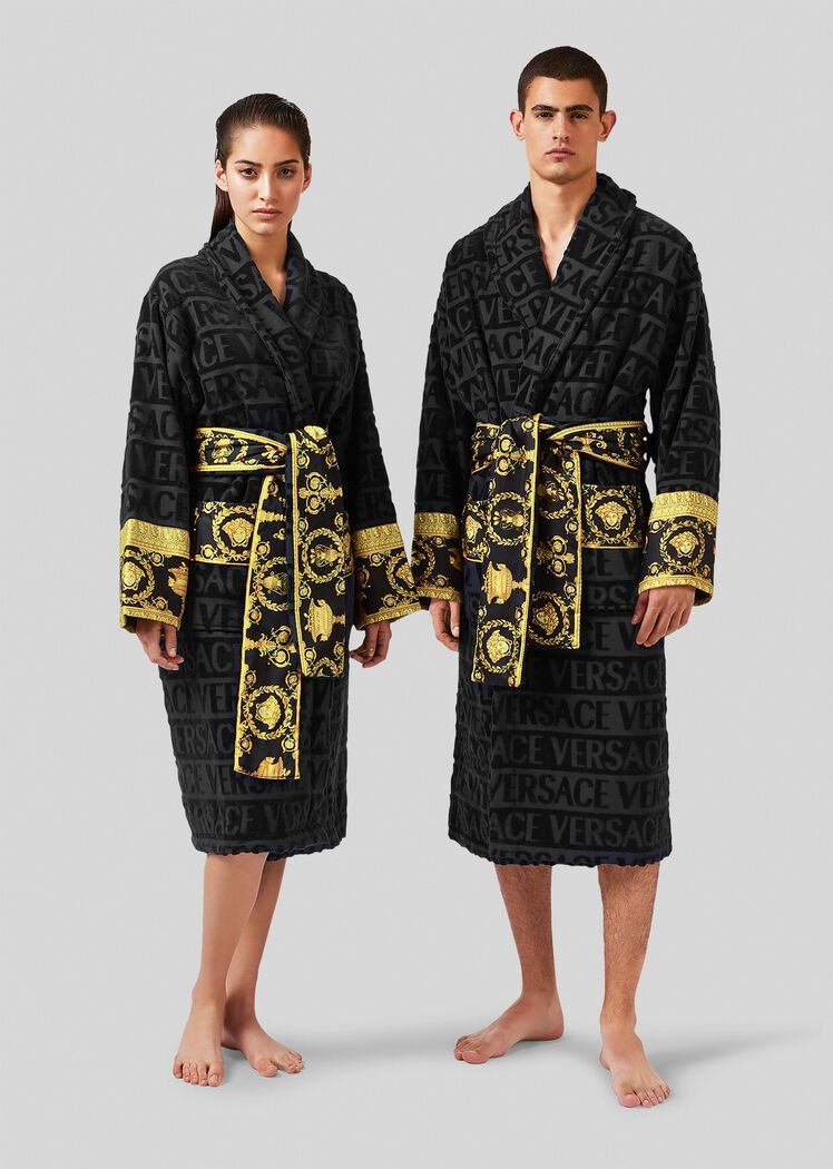 Versace fashion items bathrobes