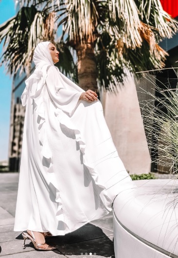 White-Abaya
