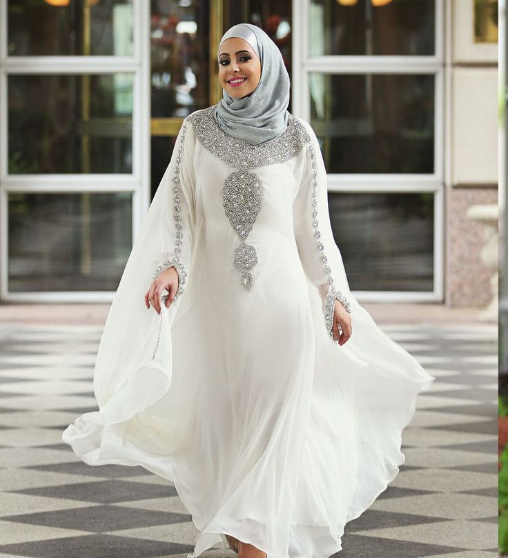 White-Abaya