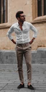 men's fashion essentials Man in white shirt