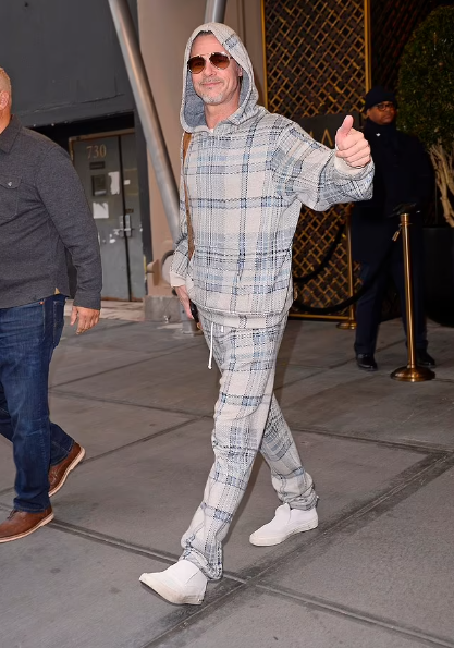 Brad Pitt In a casual look 