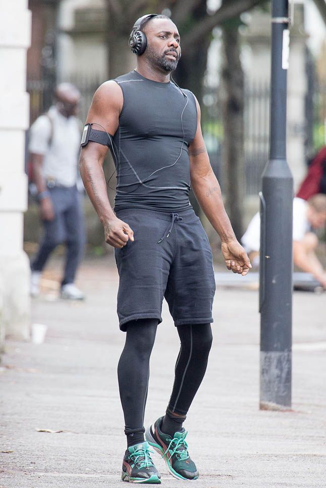 Idris Elba outfits workout gear