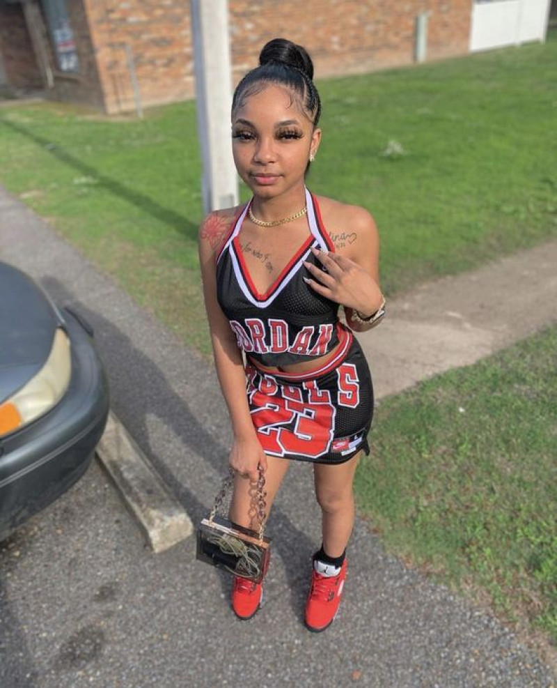 Freaknik Festival Outfit girl wearing basketball outfit