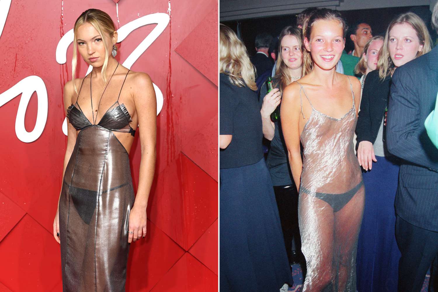 Kate Moss naked dress