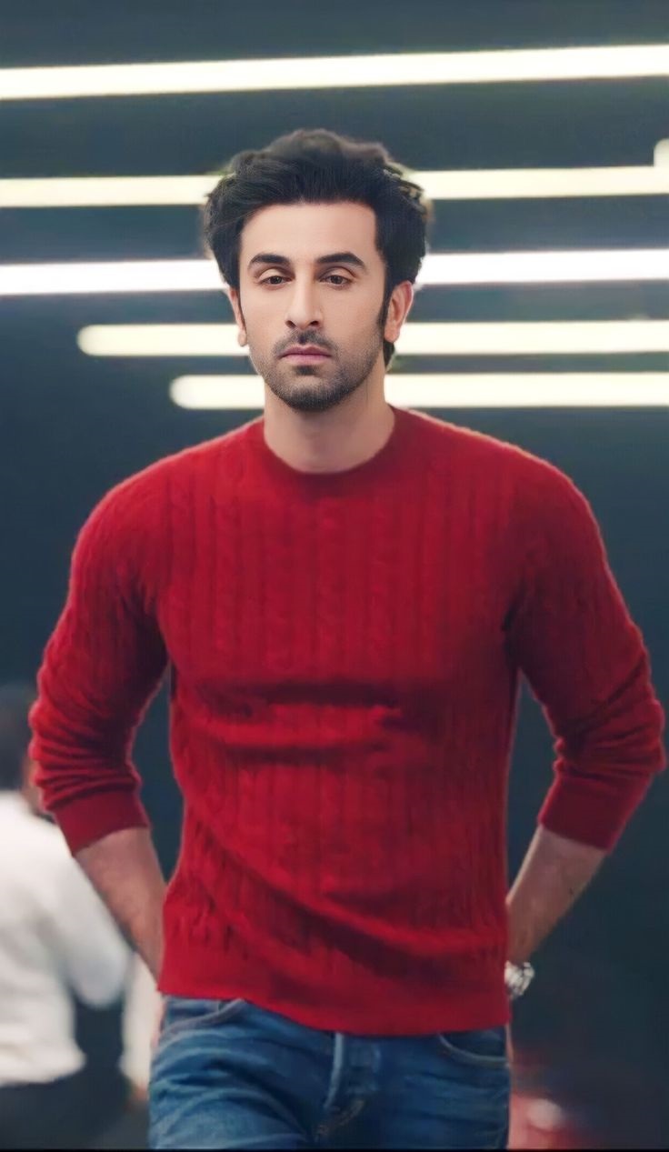Ranbir Kapoor in sweater