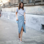 Wrap skirt outfits Ideas