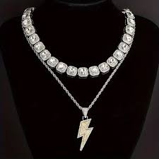 perfect necklace with lightning bolt