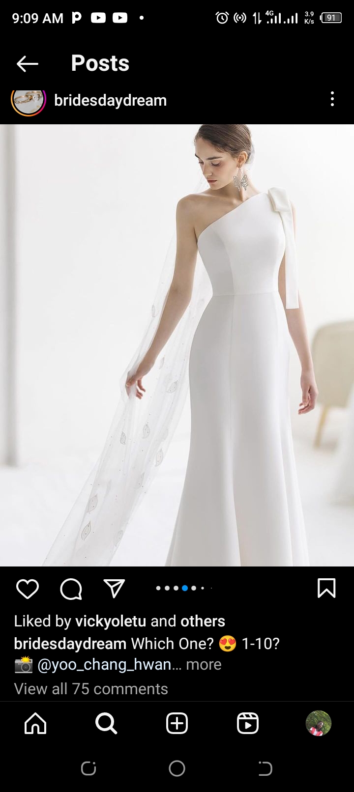 Modest wedding gowns this Christmas season