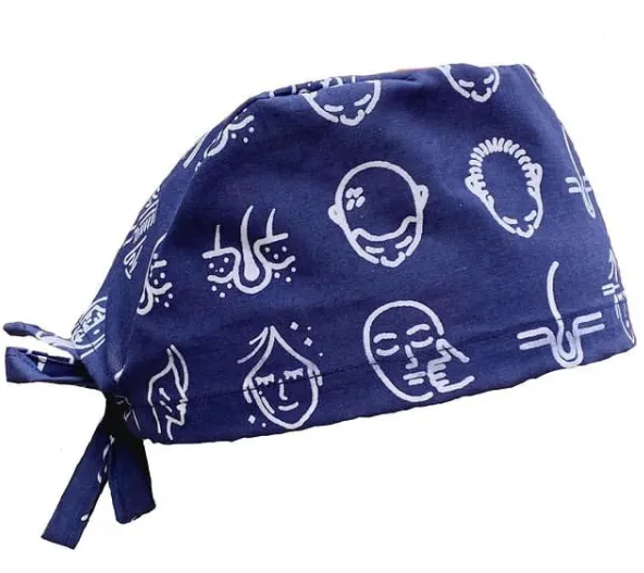 fashionable surgical caps from tourneycap blue dermatology
