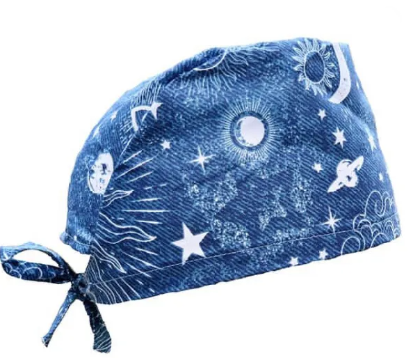 fashionable surgical caps from tourneycap galaxy glam